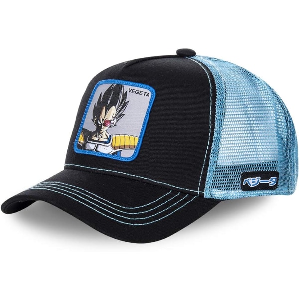 Sort/Cyan Dragon Ball mesh cap Kasket kasket herre kvinders baseball