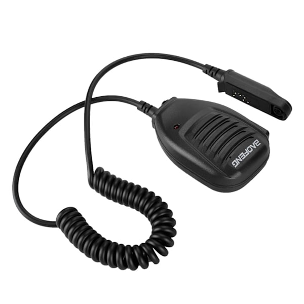 Kannettava vedenpitävä lamppu Walkie Talkie kädessä pidettävä mikrofoni BF-A58/BF-UV9r BF-9700 (musta)