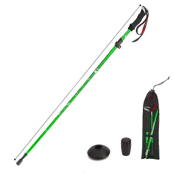 5-delt foldbar vandrestav vandrestav vandring Naturehike Antishock grøn[qb] green 110-130cm