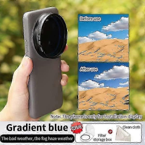 2025 Xiaomi 15 Ultra JSR Puhelinlinssisuodin(h}) Gradient Blue