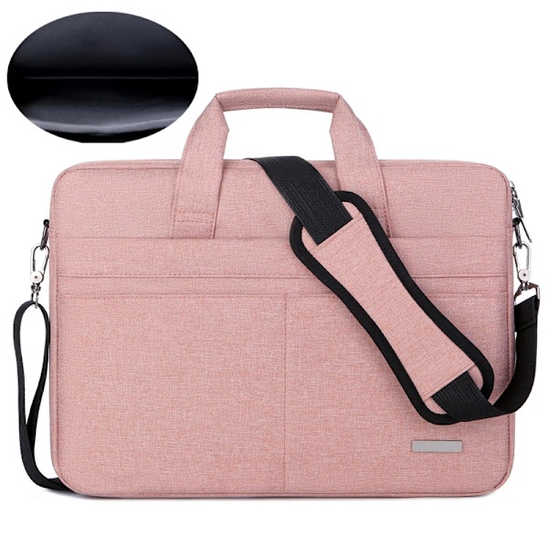Laptop taske etui Skuldertaske Notebook taske Mapper til 13,3 14 15,6 17,3 tommer Macbook Air Pro HP Huawei Asus Dell Model1-pink Model1 pink 15.6-16.1 inches
