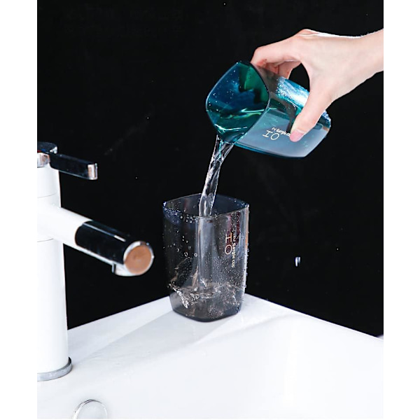 Tandborstmugg, Badrum Non Inverted Mugg, Plast Tandborstehållare, Tandmugg