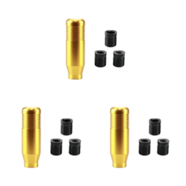 1/2/3/5 Komfortabel og holdbar gearstangsknop til jævn gearskift guld 8,5*2,7cm gold 8.5*2.7cm 3PCS