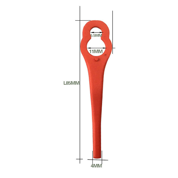 Sæt med 100 udskiftelige plastikklinger til Florabest LIDL FRTA 20 A1, FAT 18B3 trimmer