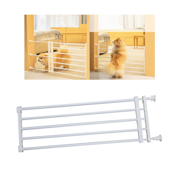 Bärbar hopfällbar hundgrind för husdjur, grind för barn, uteplats, trädgård white Height 24cm