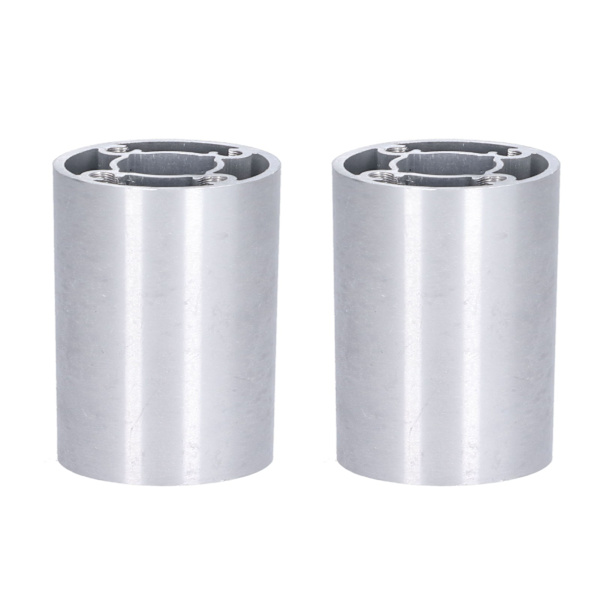 2 kpl 6063 alumiiniseosputkea pyöreä suora työkalut robottien laakeripesille OD 32mm6103‑0032‑0043