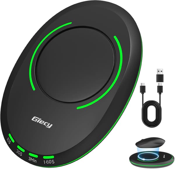 Justerbar musejiggler med timer simulerer ekte musebevegelser Slank USB-musebeveger for datamaskin PC bærbar PC arbeid hjemmefra kontorbruk