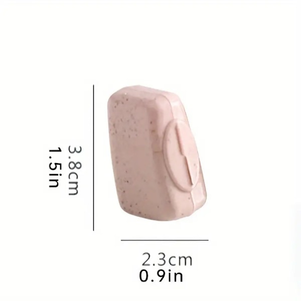 Fodral för 4 tandborsthuvuden, resefodral för tandborste, skyddande låda för tandborste
