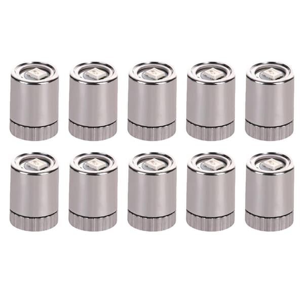 10 stk. mini-elektriske lamper, mini-LED-lamper til dukkehus, mini-lamper til håndværk, trådløse miniature-LED-lamper, mini-lamper til gør-det-selv-mini (bt) warm white 10pcs