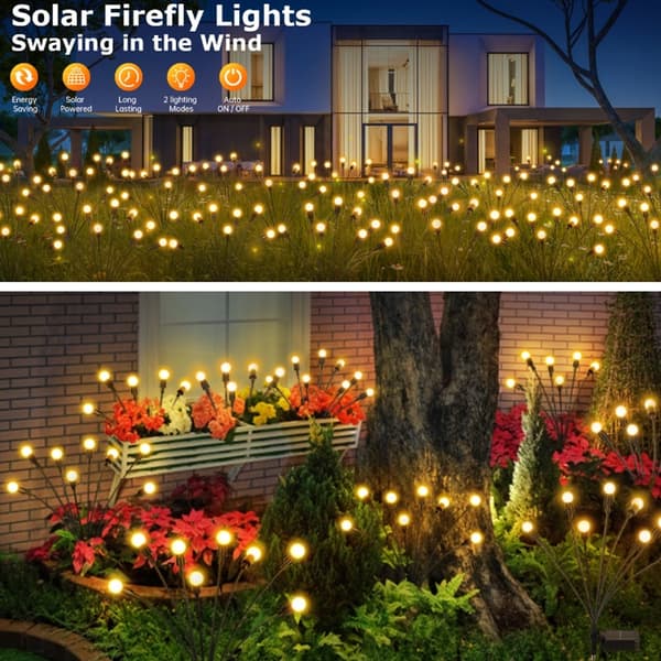 Firefly havelamper 2-pak med 6 LED'er hver (BT) 500