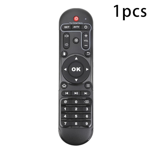 X96max Fjernkontroll, for X92 X96air Aidroid TV-boks Infrarød Fjernkontroll for Max Pro Dekoder black