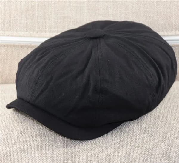 Big Head Plus Size Herre Newsboy Flat Cap 100% Bomuld Gatsby Ivy Golf Cabbie Hat Oversized