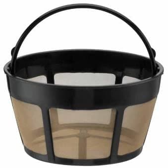 GOLDTONE Gjenbrukbar 8-12 Kopper Kurv Kaffe Filter Passer Hamilton
