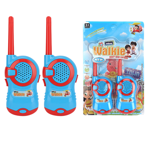To blå. Genopladelig Walkie Talkie, USB Type C Wa