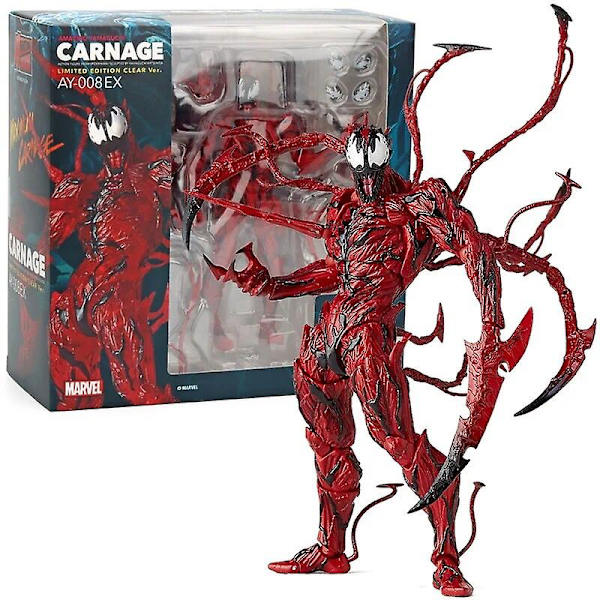 Anime Film Spider-Man Bjergled Movable Venom Massacre Model Vedhæng Dock Action Figur Disney Legetøj Børn Julegaver Massacre-boxed