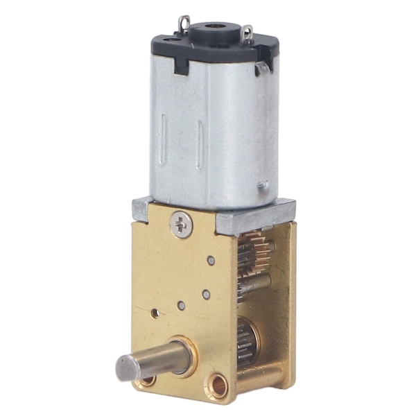 12V kiinteä pohja DC-vaihdemoottori Yksiakselinen harjattu suuri vääntömomentti Madonvaihdemoottori 7,5 mm 16 RPM (1:1016 vähennysvaihde)