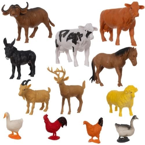 Lekefigurer Gårdsdyr - 12 deler_QQ[BT]