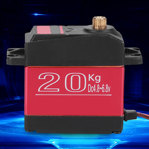 DS3218MG 20kg Metal Gear Digital Servo - Ohjausvaihde, jossa lisävarusteet