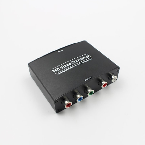 1080P HDMI til YPbPr 5RCA RGB + R/L Video Audio Konverter Adapter HDMI til Komponent Konverter til PS3