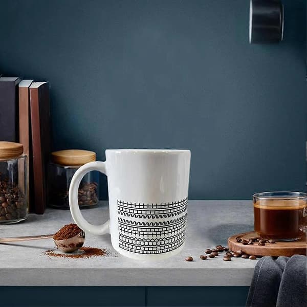 Kaffemugg med dolt meddelande, roliga kontorspresenter A(bt)