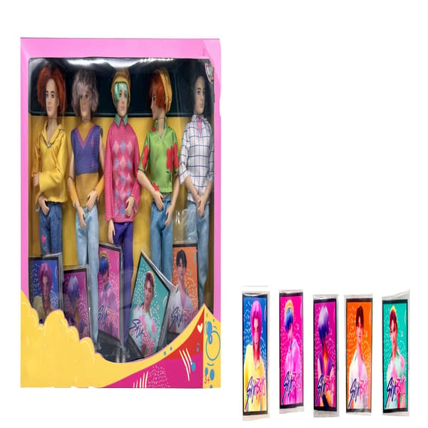 Demon Hunters K-POP Vinylfigurset, Samlarbara 32 cm Ledade Dockor för Fans och Barn Wheat