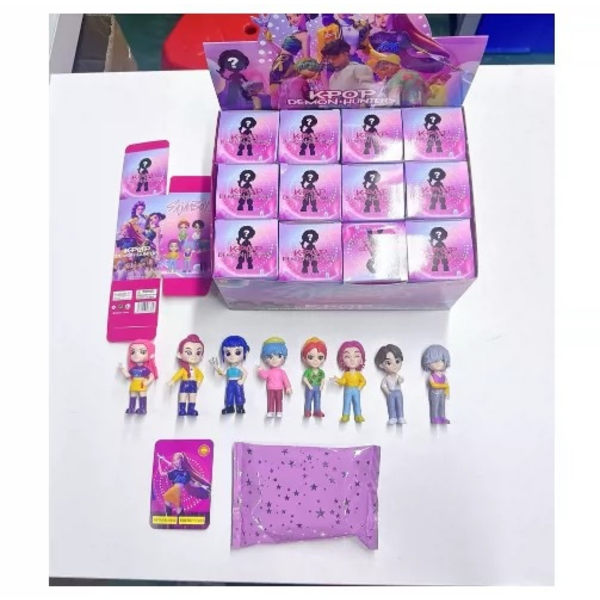 K-Pop Dæmonjægere Chibi Figurer | Søde Q-Version PVC Samlerdukker *Q-version 10-delt sæt* Q-version 10-piece set