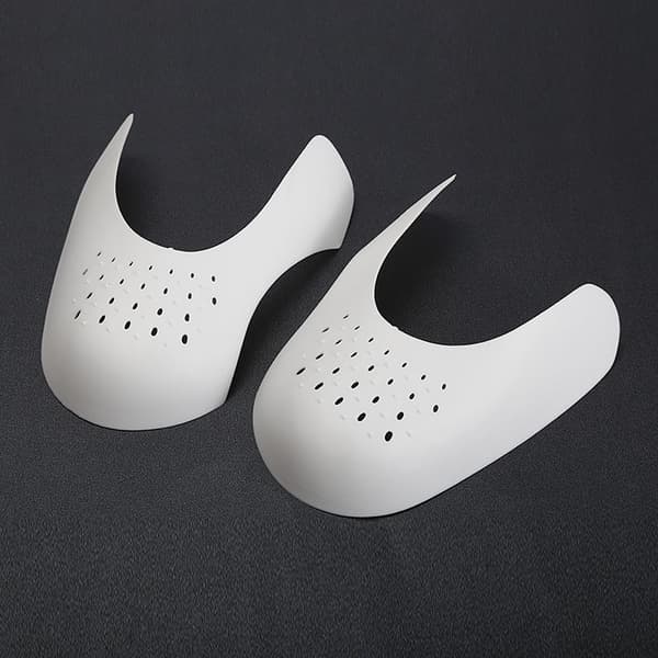 Sneakers veck skydd - veckfri vit storlek S 2st