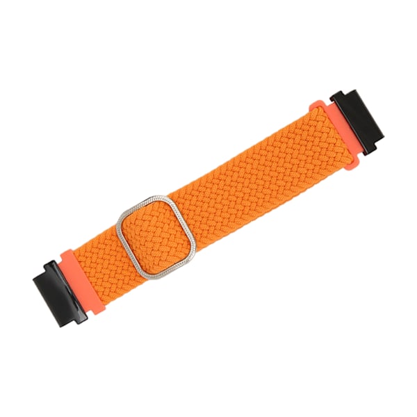 Klockarmband vävt nylon storlek justerbart klockarmband klockarmband för Garmin Fenix 7S 6S 5S orange