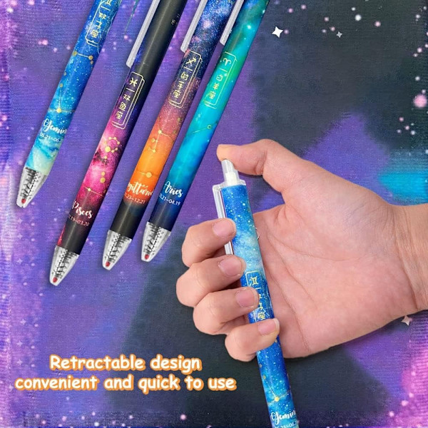 Gel pen Sorte kuglepenne 12 stk.