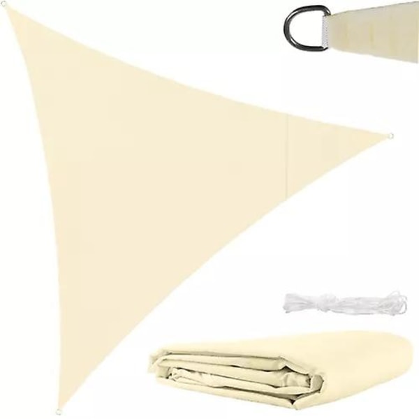 Solseil 3x3x3 beige Gardlöv 23146[qb]
