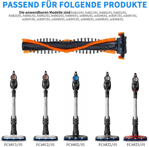 Reservedele til Philips CP0667 Speedpro Max Kompatibel med Philips SpeedMax Pro ledningsfri støvsuger (BT)