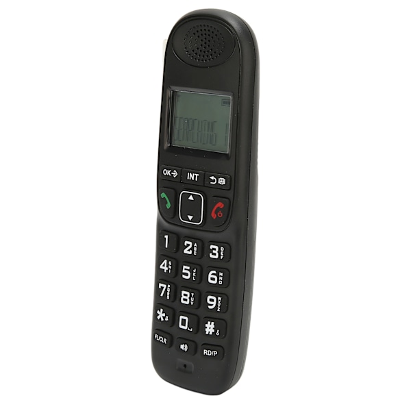 Langaton puhelinsoitin, handsfree-digitaalinen langaton puhelin LCD-taustavalolla kotitoimistoon 100-240 V