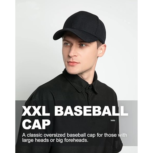 XXL-lippis miehille, suuri urheilulippis, baseball-lippis, juoksu- ja tennislippis