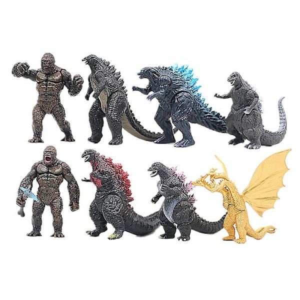 2024 Ny Produkt Ny Godzilla Vs Kong 22 Stilarter Model Anime Figur Mechagodzilla Dinosaur Action Figur Samleobjekt Model Dukke Børns Legetøj Gaver