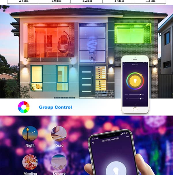5W WiFi intelligent alexa stemmestyring LED pære E14
