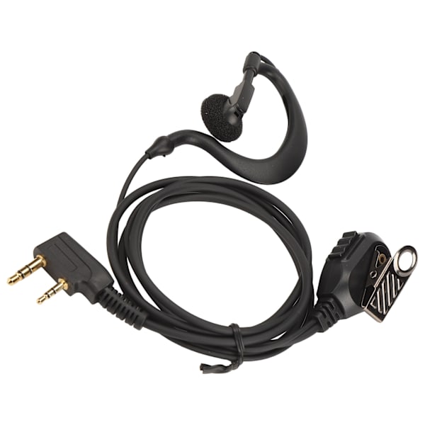 Kaksipuolinen radiopuhelin kuulokkeet Universal K Head 2 Pin Elektrolyysi Walkie Talkie Kuulokkeet Mikrofonilla 10kpl Sarja
