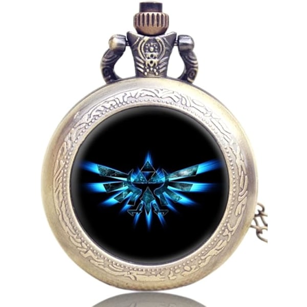 Legend of Zelda Triforce Quartz Lomme-/Halskædeur [qb]
