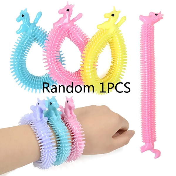 Warm TPR Elastic Noodles Stress Relief Toy Valve Noodle Antistress Hand Adults Valve Children Luminous Squeeze Squish Fidget Toy