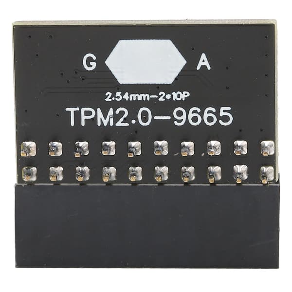 TPM 2.0 Krypteringssikkerhedsmodul 20Pin 2 10P Standalone Crypto Processor TPM 2.0 Modul til Win11 til Gigabyte til ASUS