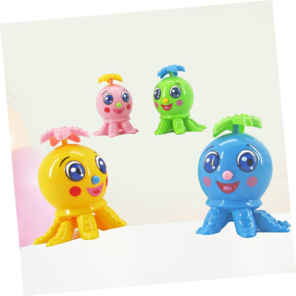 Oktopus Luova Oktopus Leikki Lelun Lapsi Oktopus Piirretty Kellokone Lapsi Lasten