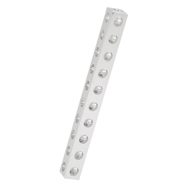 3106‑0010‑0080 neliömäinen palkki 10 reikää robottirakenteen osatarvikkeet 8 x 80 mm