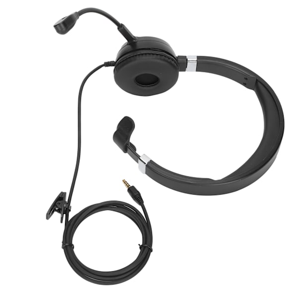 H2000-3.5 telefon headset med mikrofon og lydkontroll for kundesentre og kontorer