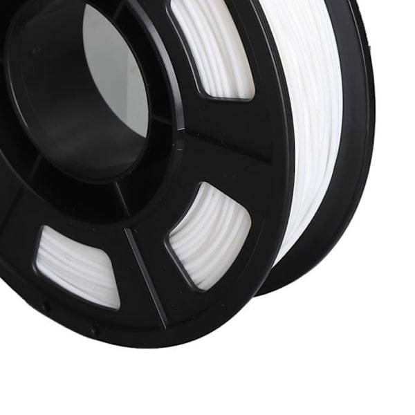 HURRISE PLA Filament Hvid 3D Printer Filament 1,75mm Glat og Stabil Ingen Tilstopning Høj Beregning Printer