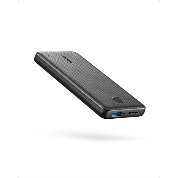 Powerbank, Kompakt Bærbar Oplader 10.000mAh Batteripakke med PoweriQ Opladningsteknologi og USB-C