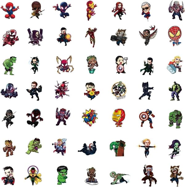 100 kpl Super Sankari Avengers Tarrat Superhero