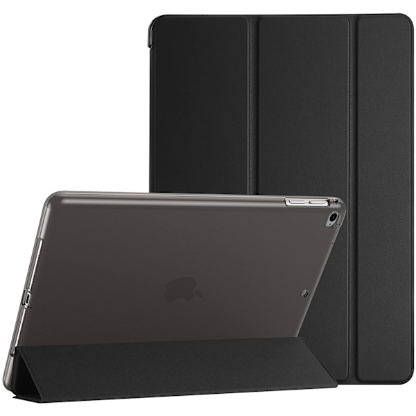 AirCase Blødt Cover til iPad 9.7 tommer iPad Air 1/2 Model A1822 A1823 A1893 A1474 A1475, Blødt TPU Beskyttende Cover Sort