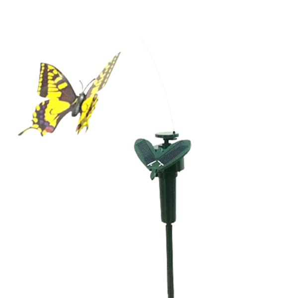 Solcelledrevet dansende flagrende sommerfugle flyvende kolibri haveplanter blomster pæl haveplæneindretning mix farve Mix Color Butterfly