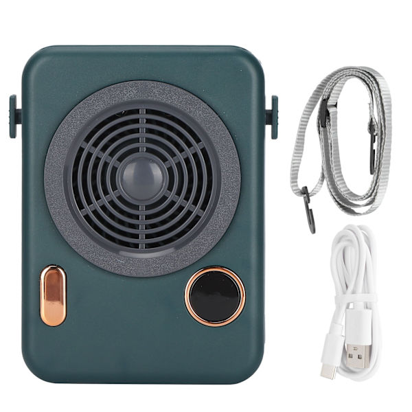 Kamerafläkt Uppladdningsbar Smart Display Bärbar Mini Luftkylare med USB för Utomhus Camping Kontor Resa