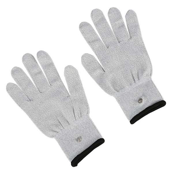 1 Par Tens Maskine Konduktive Elektroder Massagehandsker Elektroterapi Ledninger (L)[qb] 0.4