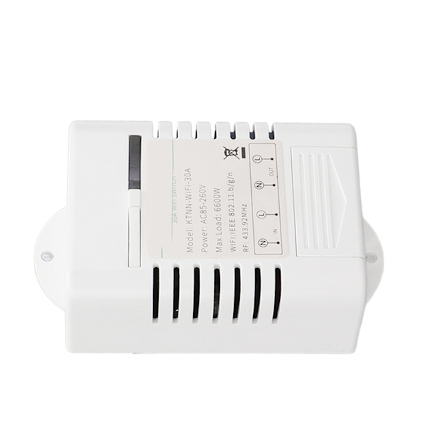 Smart Switch Realtidsfeedback Stemmestyring Intelligent Timing WiFi Switch AC 85V til 260V